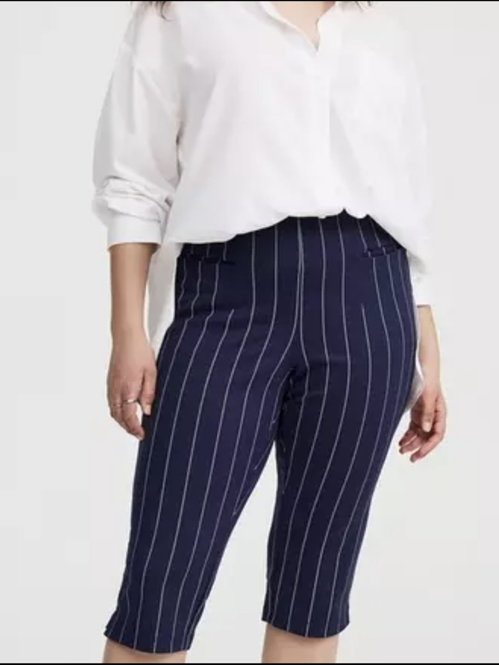 Torrid Pull-on High-rise Capri Ponte Pant 1X NWT